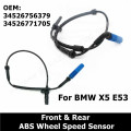 Front & Rear Auto Parts ABS Wheel Speed Sensor For BMW X5 E53 ABS Pulse Sensor