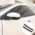 Car Door Mirror Rearview Decoration Strips Cover Real Carbon Fiber For Nissan Sylphy 2016-19
