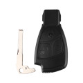 3 Buttons Smart Key Case Fob Case Shell For Mercedes Benz MB C E ML S SL SLK CLK AMG Soft Button