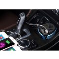 Car  Charger 3.1A Cup Type Car Charger Dual USB Ports Car 12V-24V Charger with Card Socket