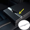 Car Styling Rear Row Armrest Box Decorative Covers Stickers Trim for BMW 5 Series 520 523 528 525