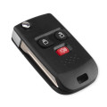 Folding Car Remote Flip Key Shell Fob For Ford 2001-2011 Mercury Switchblade Modify Case Cover