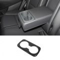 For Hyundai Tucson 2015-2020 Carbon Fiber Car Cup Holder & Window Armrest Lift Switch Frame Cover