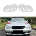 For 2004-2006 Benz CLK280/300/350 Headlight Shell Lamp Shade Transparent Lens Cover