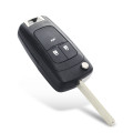 Flip Folding Remote Car Key Case For 2020 Chevrolet Cavalier Aveo HU100 Blade Key Case Fob