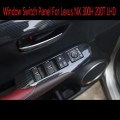 4PCS Car Window Switch Panel Adjust Cover Trim Stickersfor LEXUS NX 300H 200T LHD