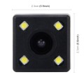Car Rear View Camera with 4 LED Night Vision Wide Angle Lights for Toyota Highlander/Camry