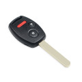 For Honda Pilot 2005-08 With ID46 Chip Remote Car Key Fob 433Mhz 3 2 +1 Buttons Uncut Blade
