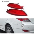 Car Rear Bumper Reflector Light Tail Brake Parking Warning Lamp for Hyundai Accent Verna Brio