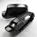 Carbon Fiber Rear View Mirror Cover Side Mirror Protector for- A4 B8 A6 C6 A5 Q3 2008-2011