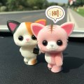 1 PC Cute Cartoon Animal Car Ornaments with 3M Traceless Glue Random Delivery