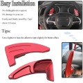 2Pcs Steering Wheel Shift Paddle Extension Extension Cover for 2015-21 Dodge Challenger Charger