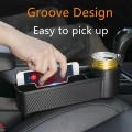 2-In-1 Car Seat Space Organizer Storage Pockets Auto Space Stowing Tidying