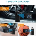 Car Tire Pump USB Charging Mini Digital Air Pump Tire Inflator Portable Air Compressor for Car