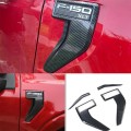 Carbon Fiber Side Fender Badge Emblem Cover Trims Fit for Ford F150 F-150 2021 2022
