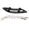 Car Front Bumper Grille Fog Lamp Cover Grille for Mercedes Benz W204 2012-2014