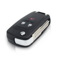3 Buttons Remote Key Case Shell for CHEVROLET Cruze Spark Flip Remote Key Fob 3 Button