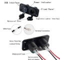 2 in 1 Car Mobile Phone Charger Car Truck RV Yacht Modification Dual USB12-24V Charger