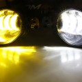 White/Yellow Dual Color 20W High Power LED Fog Light Kit Angel Eye for Lexus Toyota Scion