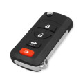 4 Buttons Case Remote Car Key Shell For Nissan Tiida LIVINA X-Trail QASHQAI Paladin Sunny Sylphy