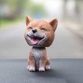 High-grade Shaking Head Dog Car Ornaments Resins Lovely Pomeranian Cartoon Dog