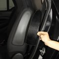 2Pcs Car Interior Carbon Fiber Seat Side Trim Cover Panel Seat Modified Sticker for Benz Smart 453