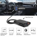 Car Charger One For Four 8A QC3.0 Fast Charge 4USB Car Front and Rear Seat Car Charger