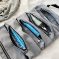 Car Tool Roll Up Bags Canvas Storage Pouch Tools Tote Sling Holder Back Seat Organizer Grey