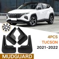 Front Rear Mudguards Kit Mud Flaps Splash Guards Fender Protector for Hyundai Tucson NX4