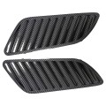 Carbon Fiber Bonnet Grill Air Outlet Vent Cover Trim For-BMW E90 E91 E92 F30 E46 DTM Style