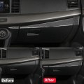 For Mitsubishi Lancer 2008-2015 Carbon Car Instrument Co-Pilot Glove Box Handle Trim Sticker Cover