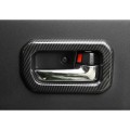 Carbon Fiber Pattern Car Inner Door Handle Cover Trim for 2019-2021 Suzuki Jimny LHD