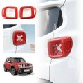 Car Tail Light Cover Guard Rear Lamp Frame Decoration Trim for Jeep Renegade