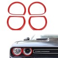For 2015-2021 Dodge Challenger Headlight Cover Front Light Trim Decorative Frame Stickers