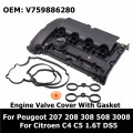 Engine Valve Cover WIth Gasket 0249E6 For Peugeot 207 208 308 508 3008 5008 Citroen C4 C5 1.6T DS5
