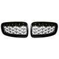 Car Front Bumper Grille Diamond Kidney Racing Grille Air Intake Grille for BMW 3 Series F30 F31