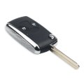 2 Button Flip Remote Key Fob Case For Toyota Camry Corolla Yaris Echo Prado Hilux