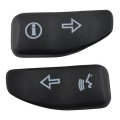 Motorcycle Turn Signal Extension Caps Black Extended Cover Switch Button for Touring Electra Glide