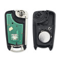 Flip 2 Buttons Remote 433MHz Car Key Fob For Opel Vauxhal Astra H 04-08 Zafira B With PCF7941 Chip