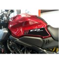 Carbon Fibre Motorcycle Gas Cap Tank Pad Protection Sticker Decal for Honda CB650R CBR650R 2019 2020