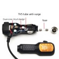 2 PCS H515 Car Charger Driving Recorder Power Cord Navigation With USB Port Cigarette Lighter