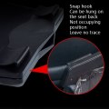 Car Trash Can Car Chair Back Hanging Storage Box Hidden Folding Storage Bag With LED Light