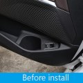 for-BMW 3 Series G20 G28 2019-2020 Real Carbon Fiber 3D Sticker Door Water Cup Holder Panel