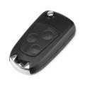 3 Buttons Replacement Remote Case Fob Flip Folding Car Key Shell Blank For Ford Mondeo