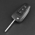 Flip Folding Remote Control Key For Ford Focus Fiesta 2013 Fob Case With HU101 Blade 433Mhz ASK