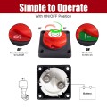 Battery Disconnect Switch 12V-48V Master Isolator Cut Off (On/Off) for Marine Boat Car Truck