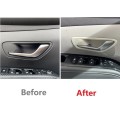 For Hyundai Tucson NX4 2021 2022 Car Inner Door Handle Bowl Cover Trim Frame Decor Sticker