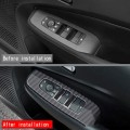 Glass Switch Sequins Stickers Door Armrest Lifting Panel Glass Lift Switch Panel for Nissan Sentra