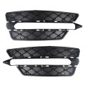 Car Front Bumper Grille Fog Lamp Cover Grille for Mercedes Benz W204 2012-2014