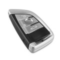 3 Buttons Car Key Shell For BMW 1 3 5 6 7 3 F Series X3 X4 Key Fob Protector Case 2014-17 CAS4+